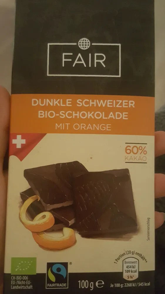 Dunkle schokolade