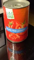 Tomaten fein gehackt