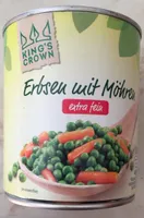 Erbsen mit Möhren in Dose