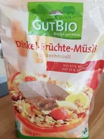 GutBio Dinkel-Früchte-Müsli