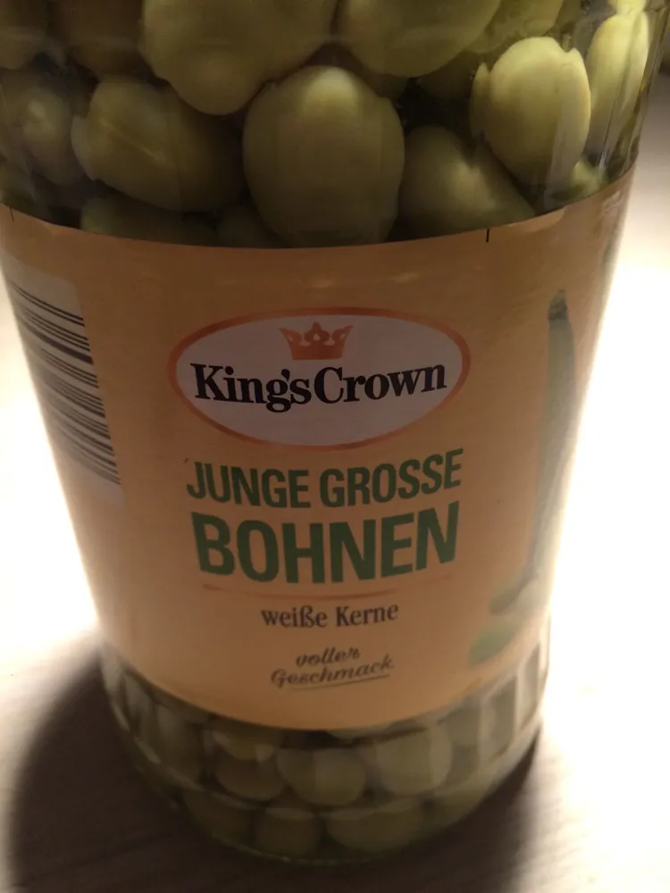 Junge Große Bohnen