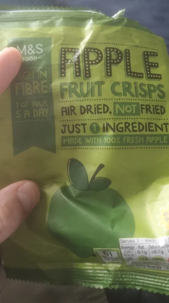 Apple fruit crisps