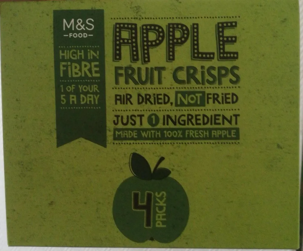 Apple fruit crisps