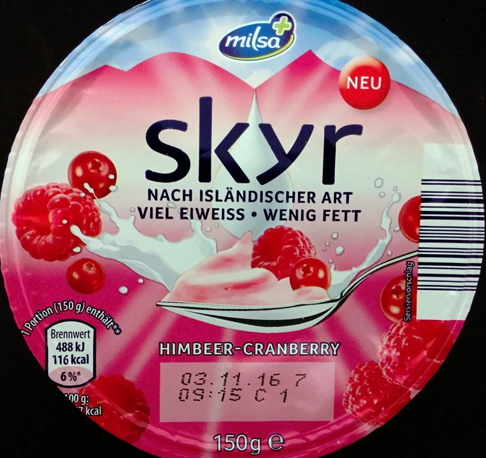Skyr Himbeer-Cranberry