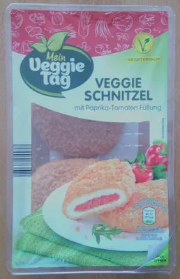 Veggie Schnitzel mit Paprika-Tomaten Füllung