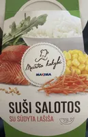 Sušių salotos su sūdyta lašiša