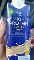 High protein coffee milk