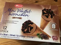 Mini Waffel-Hörnchen Schoko