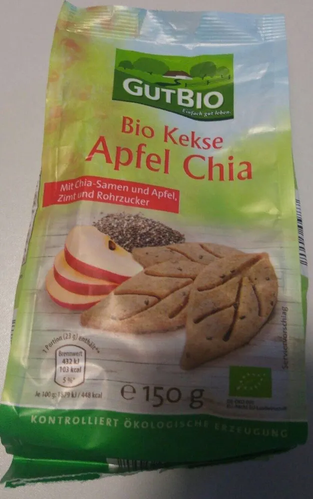 Bio Kekse Apfel Chia