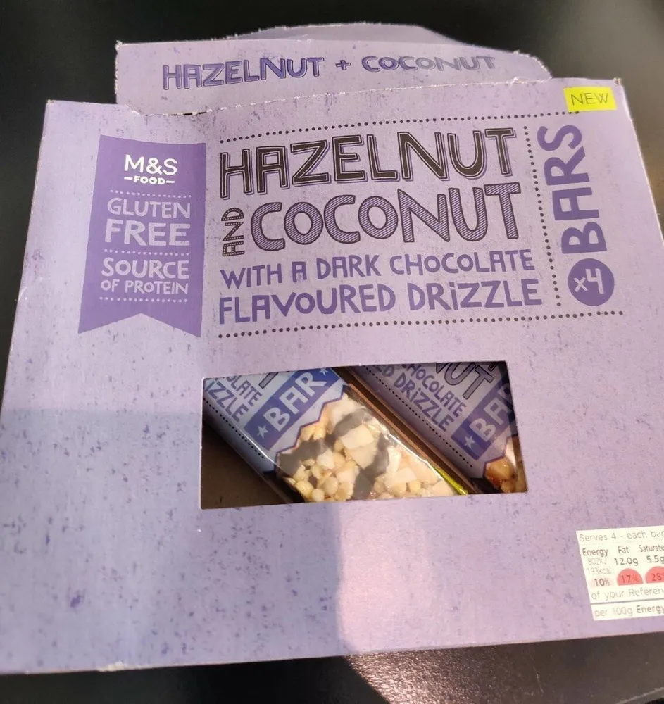 Hazelnut + Coconut bars