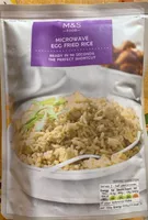 Microwave egg fried rice