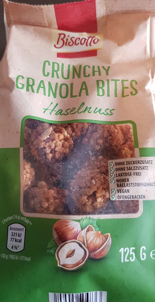 crunchy granola bites