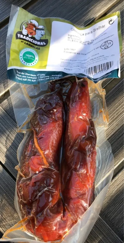 Chouriça para grelhar