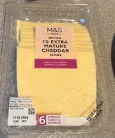 mature cheddar slices