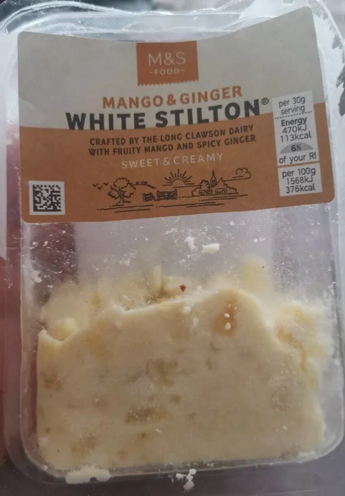Mango et ginger white Stilton