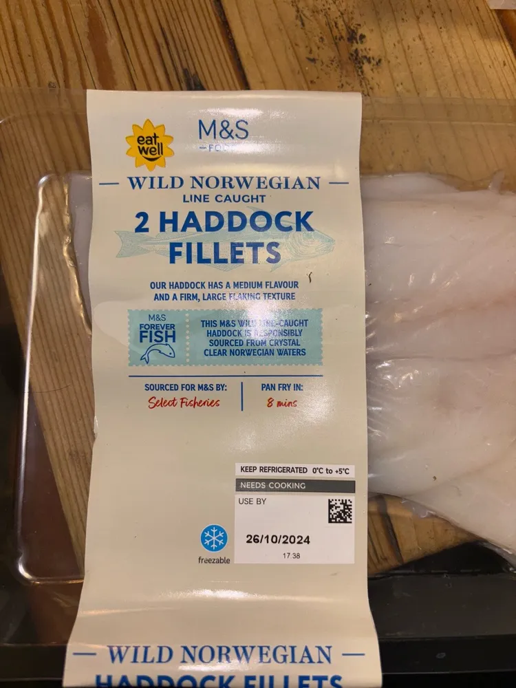 Wild Norwegian Line Caught Haddock Fillets