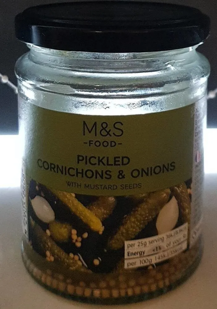 Pickled Cornichons and Onions