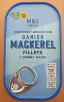 Danish Mackerel Fillets in Spring Water