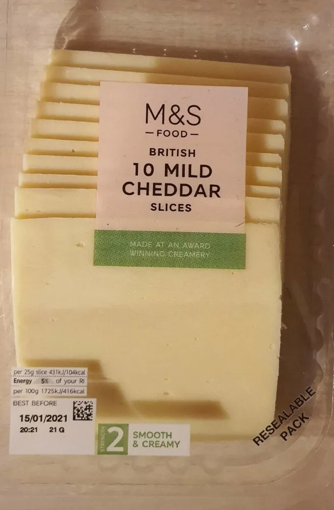Mild Cheddar Slices