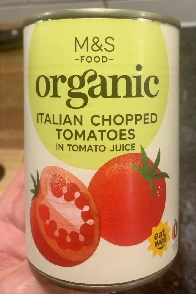 Organic italian chopped tomatoes