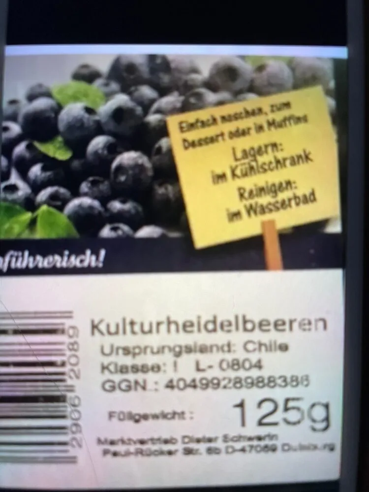 Heidelbeeren