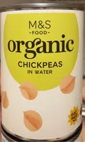 Chickpeas in water