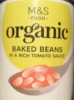 Organic Baked Beans in rich tomato sauce
