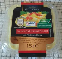 Louisiana Flusskrebssalat mit Pfirsich und Curry