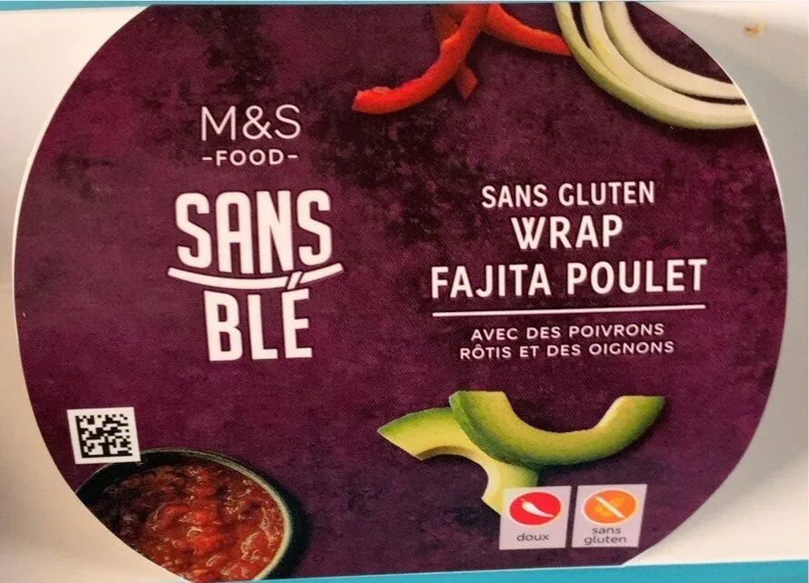 Wrap Fajita Poulet (sans gluten)