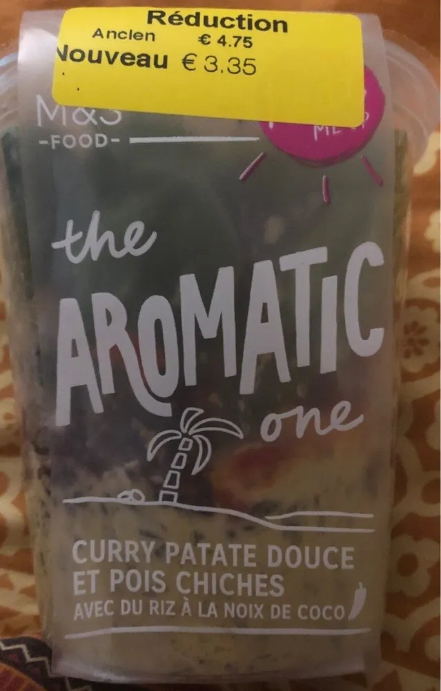 Curry patate douce et pois chiche