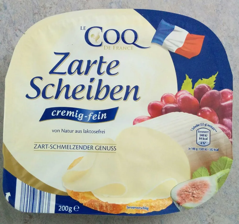 Zarte Scheiben cremig-fein