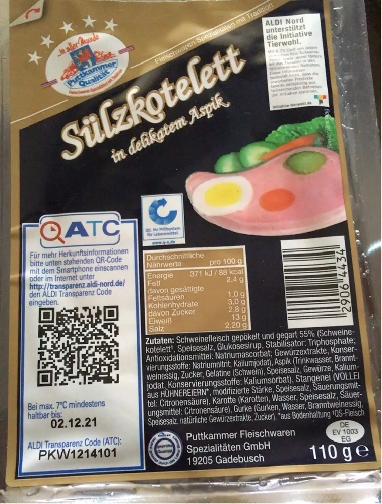 Sülzkotelett in aspik