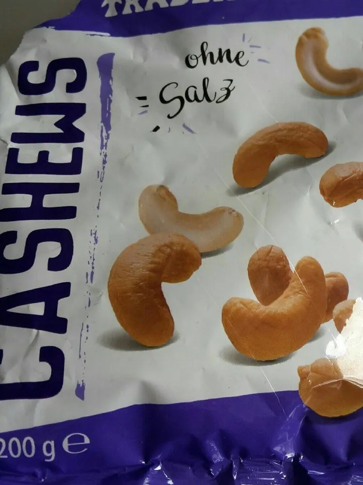 Cashews ohne Salz