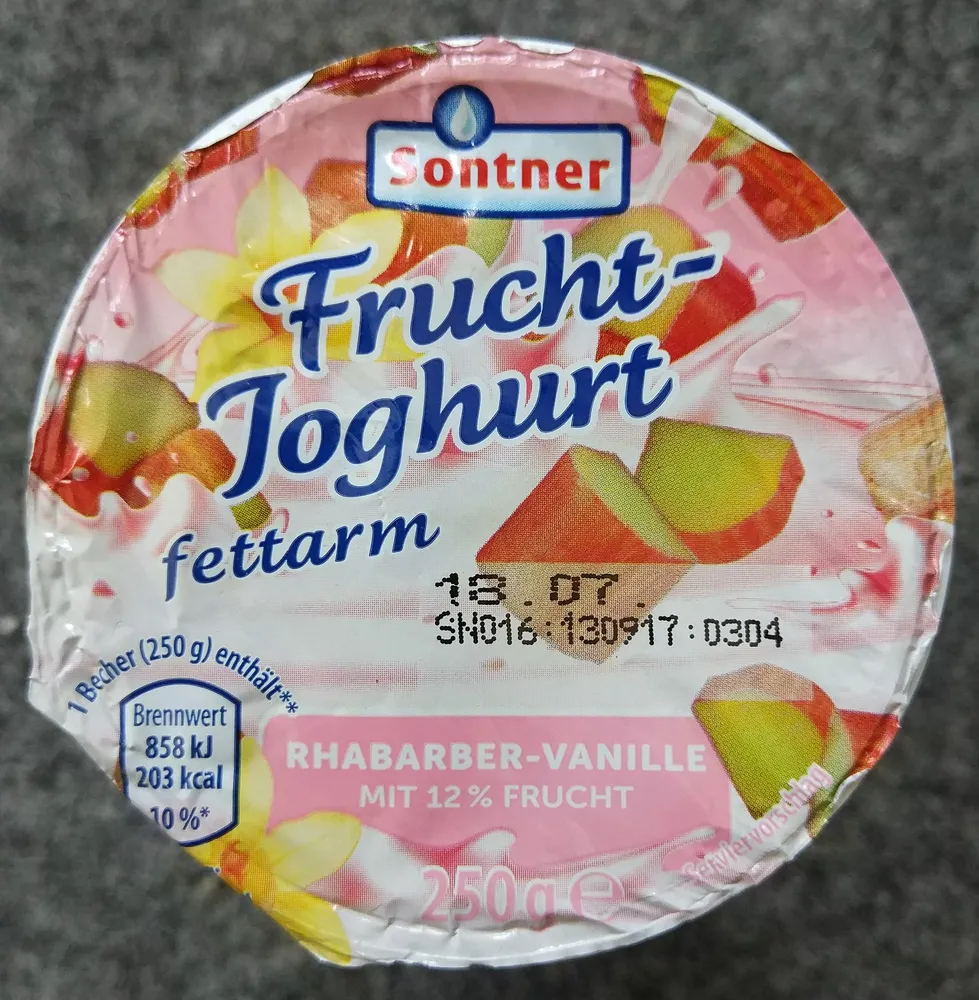 Fruchtjoghurt fettarm, diverse Fruchtsorten