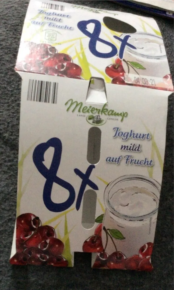 Joghurt mild auf Frucht