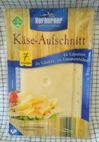 Käse-Aufschnitt 4x Edamer, 2x Tilsiter, 1x Emmentaler