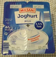 Naturjoghurt mild 3,5% Fett