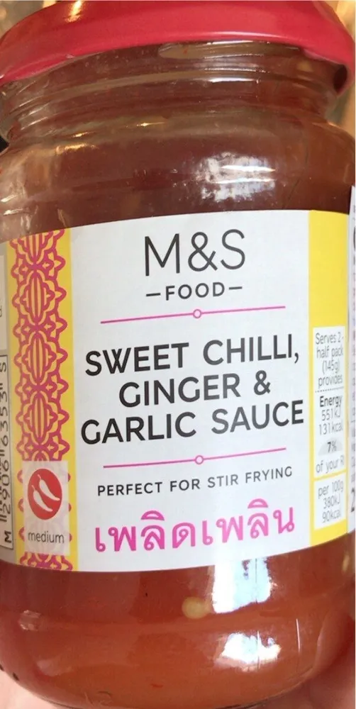 Sweet chilli, ginger & garlic sauce