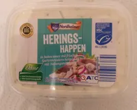 Heringshappen in Sahnesauce