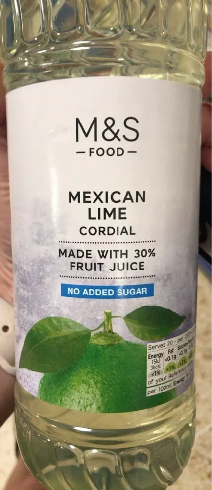Mexican lime cordial