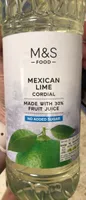 Mexican lime cordial