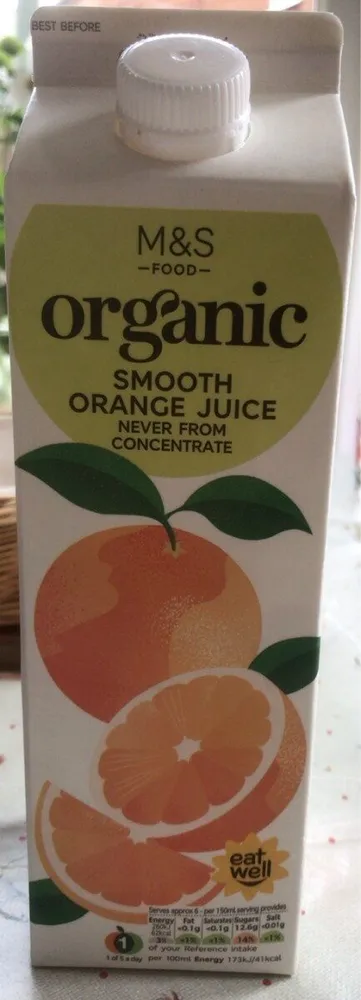 Organic Smooth Orange Juice