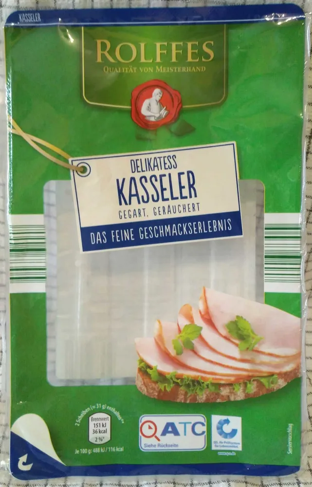 Delikatess Kassler gegart geräuchert