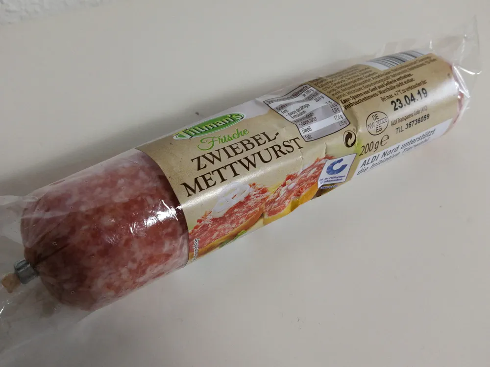 Zwiebel-Mettwurst
