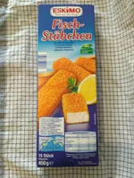 Fischstäbchen aus Alaska-Seelachsfilet in knuspriger Panade