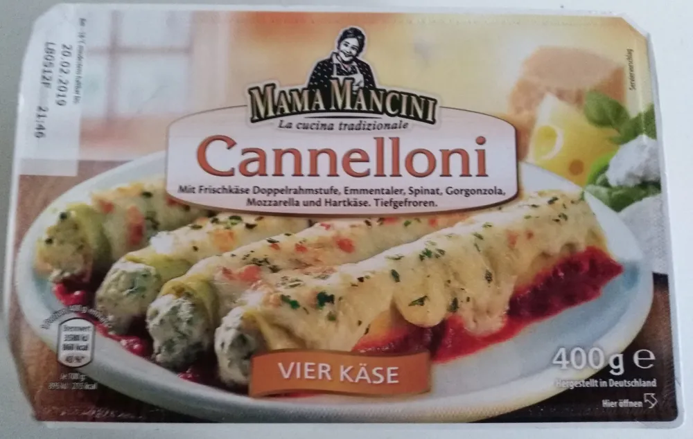 Cannelloni Vier Käse
