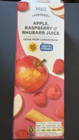Apple, ,Raspberry and Rhubarb Juice