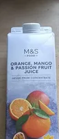 Orange Mango and Passion Fruit Juice