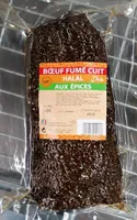 Bœuf fumé cuit halal aux épices