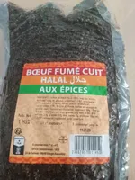 Boeuf fumé cuit halal aux épices